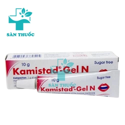 Kamistad gel N 10g - Thuốc giúp điều trị đau niêm mạc miệng hiệu quả của Đức.